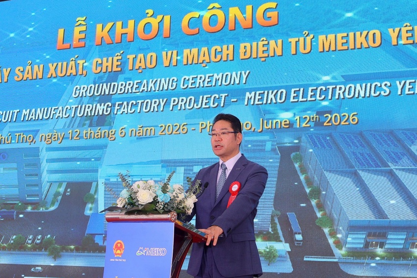 Phú Thọ: Kiến tạo tương lai xanh từ dự án vi mạch công nghệ cao Meiko Yên Quang