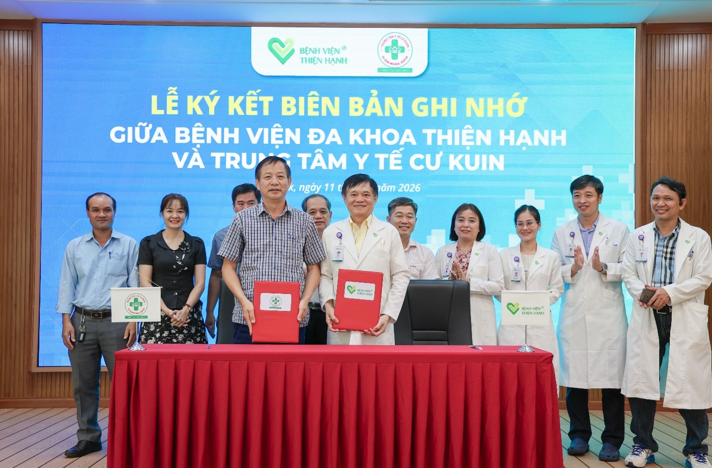 Bệnh viện Thiện Hạnh và Trung tâm Y tế Cư Kuin (Đắk Lắk) tăng cường hợp tác chuyên môn vì sức khỏe cộng đồng