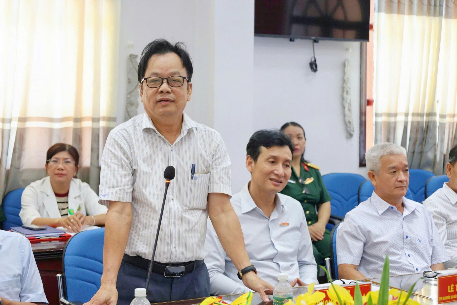 Báo chí đã chủ động, kịp thời phản ánh đậm nét các hoạt động nổi bật của Bệnh viện Quân y 121 Báo chí đã chủ động, kịp thời phản ánh đậm nét các hoạt động nổi bật của Bệnh viện Quân y 121