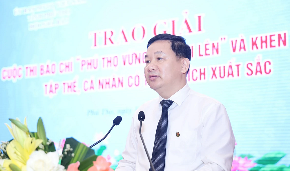 Tạp chí Sức khỏe và Môi trường đoạt giải tại Cuộc thi Báo chí "Phú Thọ vững bước đi lên"