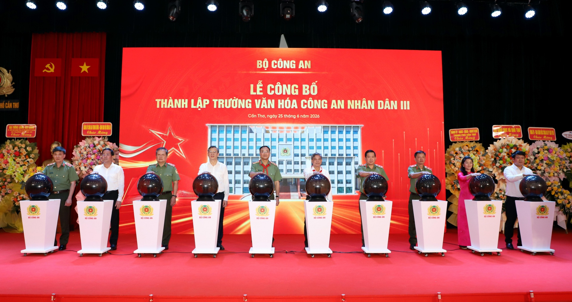 Bộ Công an công bố thành lập Trường Văn hóa CAND III tại Cần Thơ
