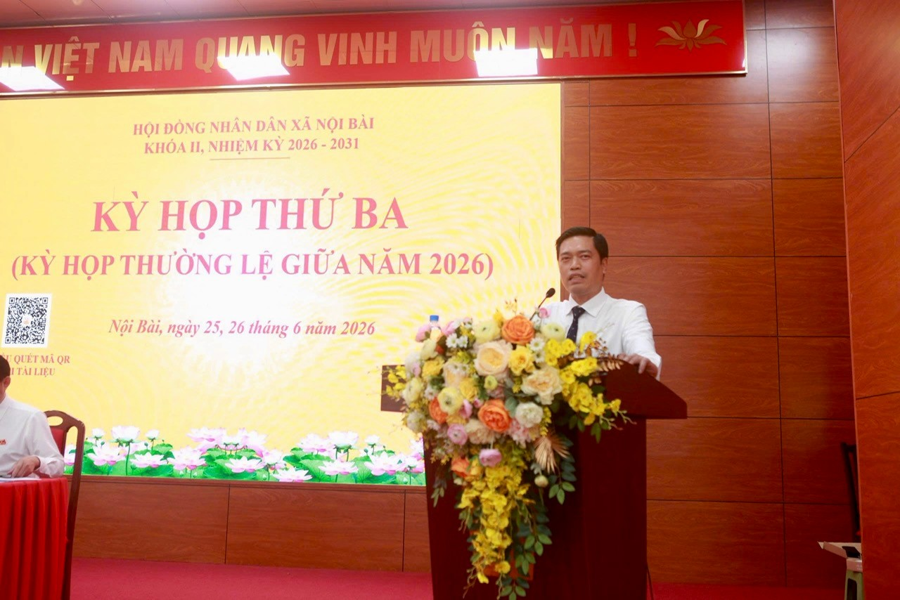 HĐND xã Nội Bài (TP Hà Nội) họp kỳ thứ ba với định hướng phát triển bền vững
