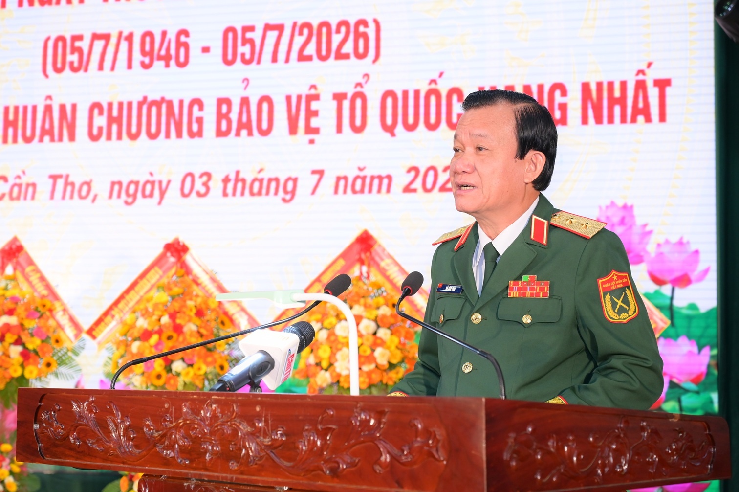 Quân khu 9: Kỷ niệm 80 năm Ngày truyền thống Bộ Tham mưu Quân khu và đón nhận Huân chương Bảo vệ Tổ quốc hạng Nhất Quân khu 9: Kỷ niệm 80 năm Ngày truyền thống Bộ Tham mưu Quân khu và đón nhận Huân chương Bảo vệ Tổ quốc hạng Nhất