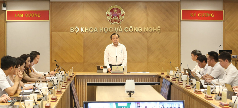 Hội nghị sơ kết công tác 6 tháng đầu năm 2026 và triển khai nhiệm vụ 6 tháng cuối năm của Bộ KH&CN - Ảnh: TG Hội nghị sơ kết công tác 6 tháng đầu năm 2026 và triển khai nhiệm vụ 6 tháng cuối năm của Bộ KH&CN - Ảnh: TG
