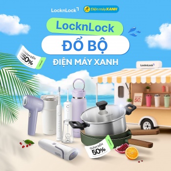 Sale hè bùng nổ cùng LocknLock: Ưu đãi đến 50%++ toàn ngành hàng tại Điện Máy Xanh