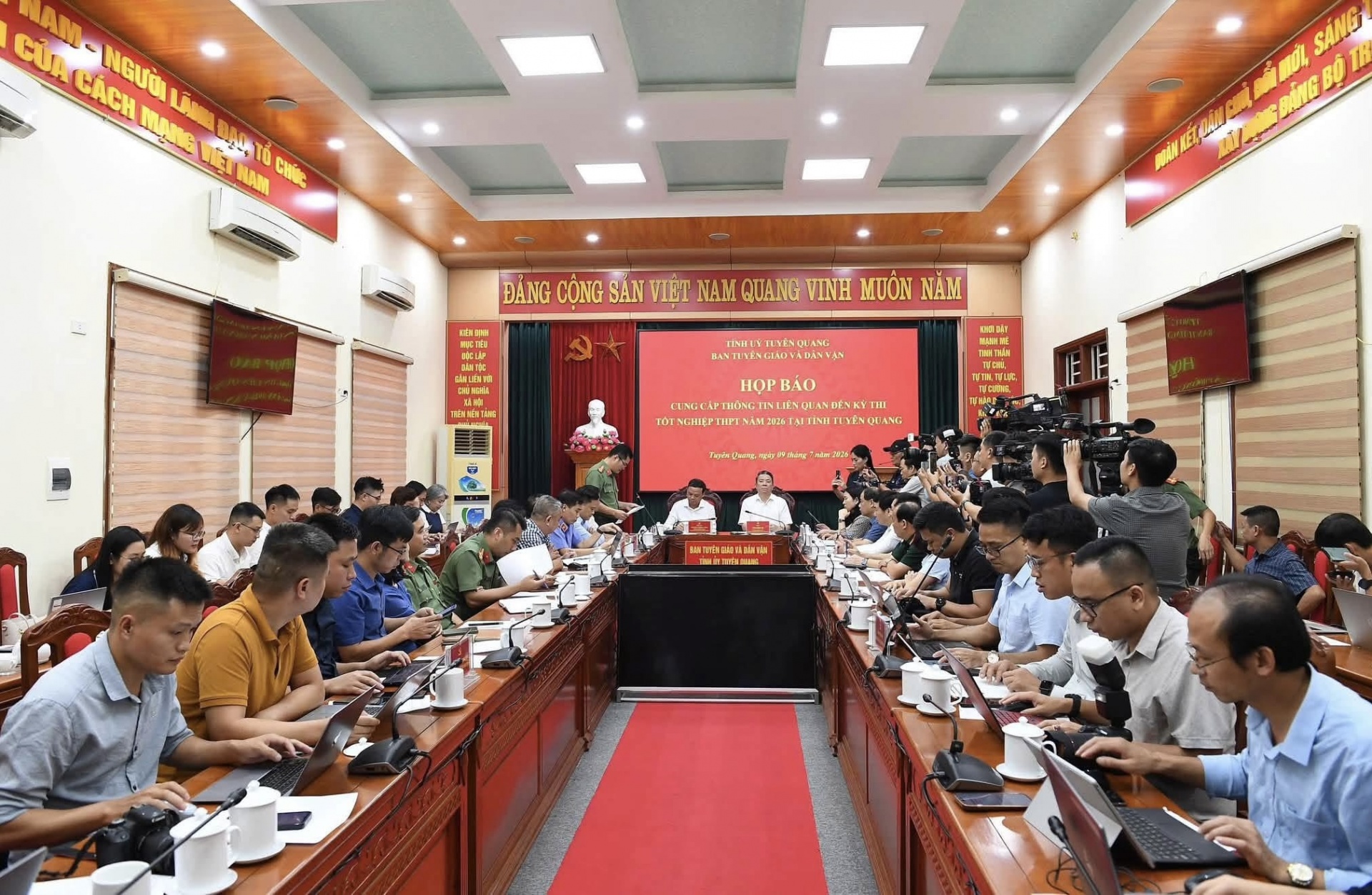 Tuyên Quang: Họp báo cung cấp thông tin liên quan đến Kỳ thi tốt nghiệp THPT năm 2026