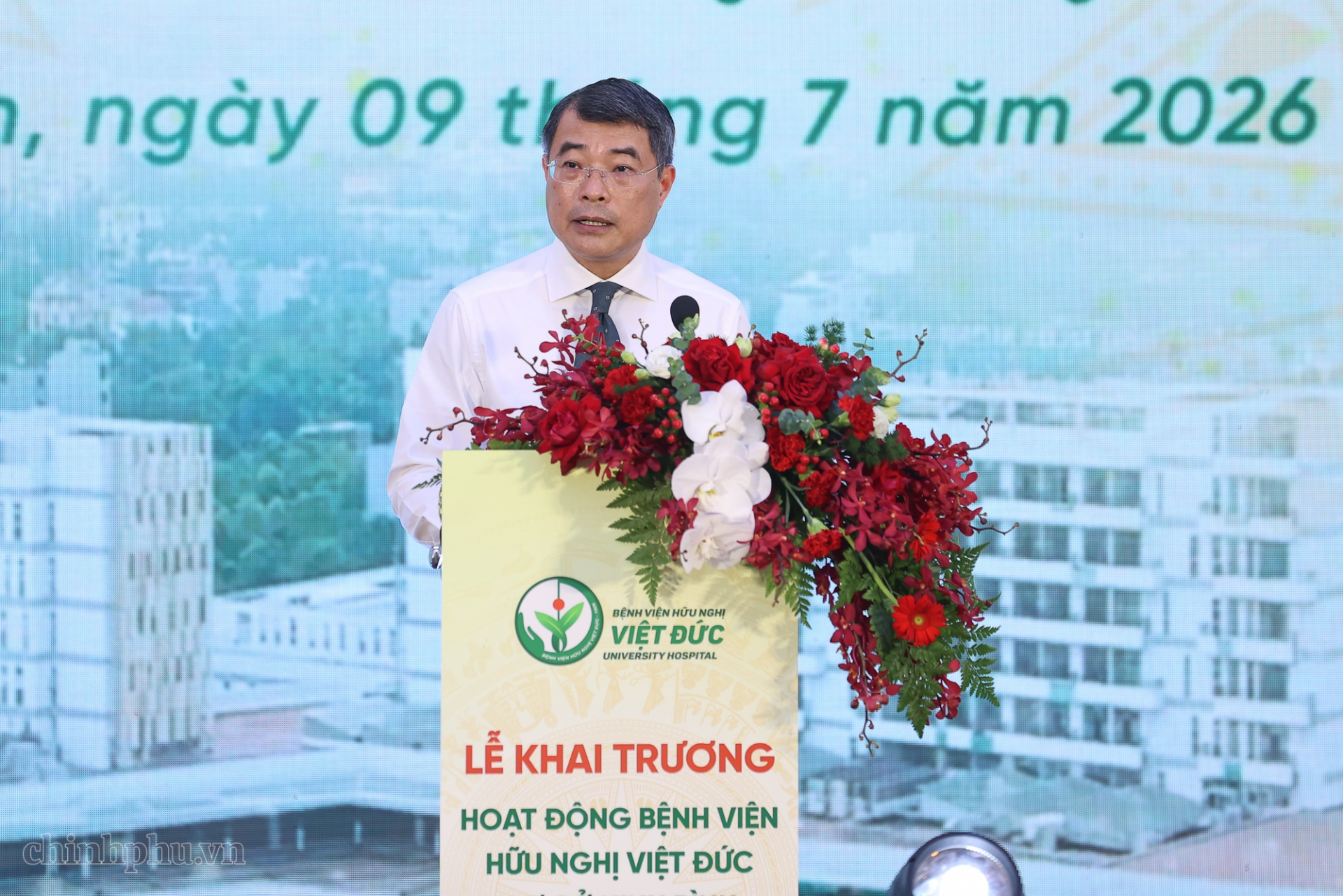 Thủ tướng Lê Minh Hưng nhấn mạnh việc khai trương hoạt động 2 bệnh viện Việt Đức và Bạch Mai có ý nghĩa đặc biệt quan trọng đối với ngành y tế, tỉnh Ninh Bình và các địa phương trong khu vực - Ảnh: VGP Thủ tướng Lê Minh Hưng nhấn mạnh việc khai trương hoạt động 2 bệnh viện Việt Đức và Bạch Mai có ý nghĩa đặc biệt quan trọng đối với ngành y tế, tỉnh Ninh Bình và các địa phương trong khu vực - Ảnh: VGP