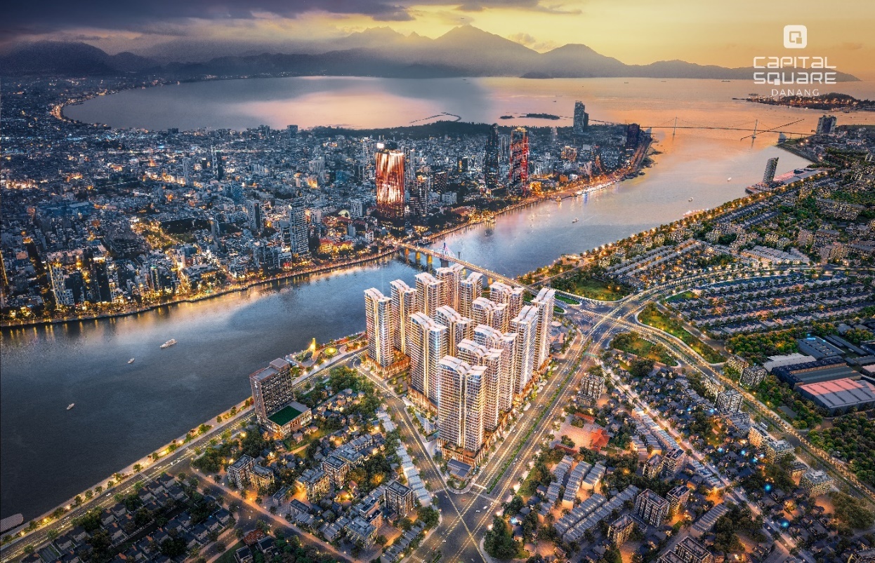 Capital Square sở hữu vị trí hiếm có giữa cầu Rồng và cầu sông Hàn, mở ra tầm nhìn trực diện tới không gian trình diễn DIFF. Capital Square sở hữu vị trí hiếm có giữa cầu Rồng và cầu sông Hàn, mở ra tầm nhìn trực diện tới không gian trình diễn DIFF.