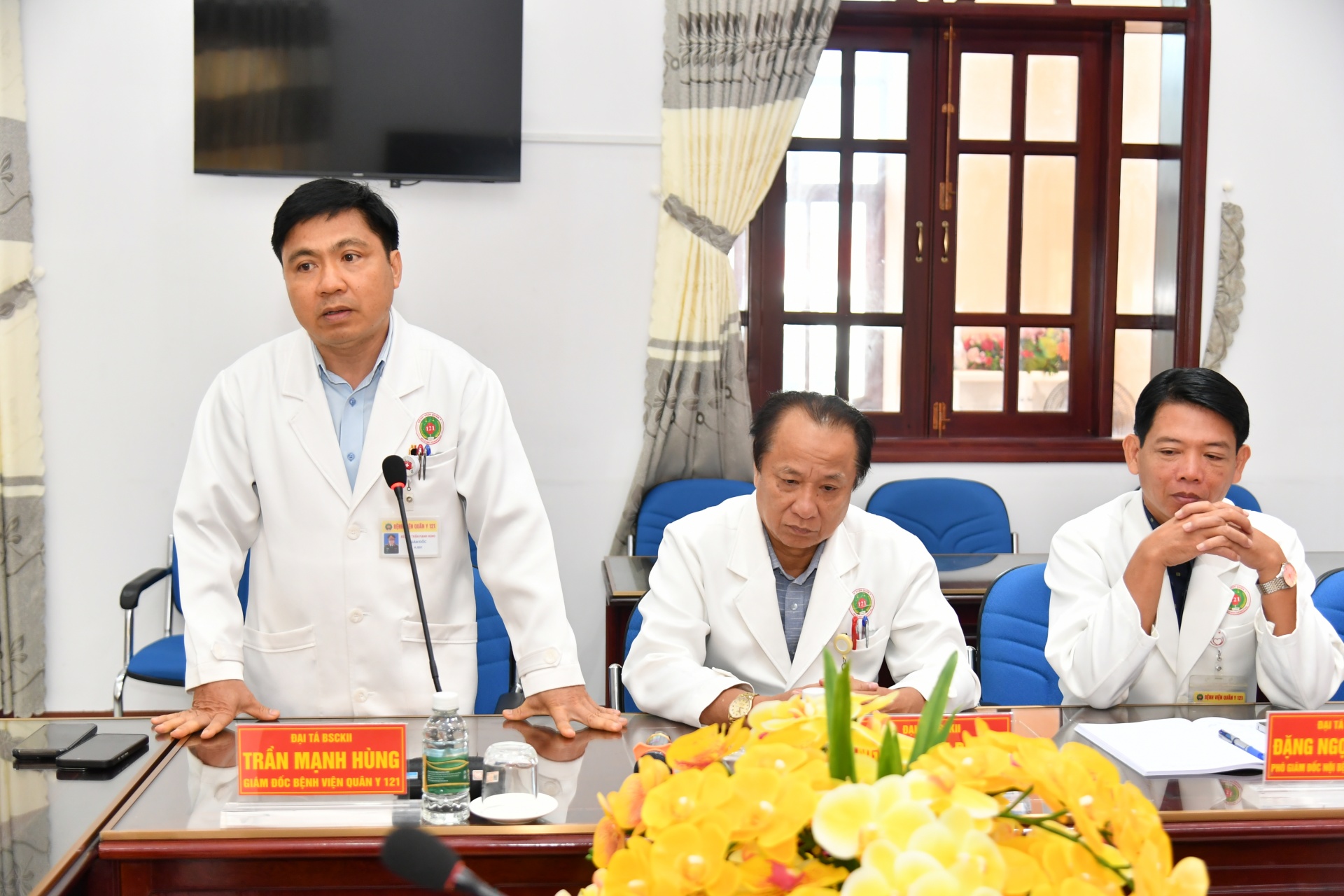 Quân khu 9 thăm bệnh binh đang điều trị tại Bệnh viện Quân y 121 Quân khu 9 thăm bệnh binh đang điều trị tại Bệnh viện Quân y 121