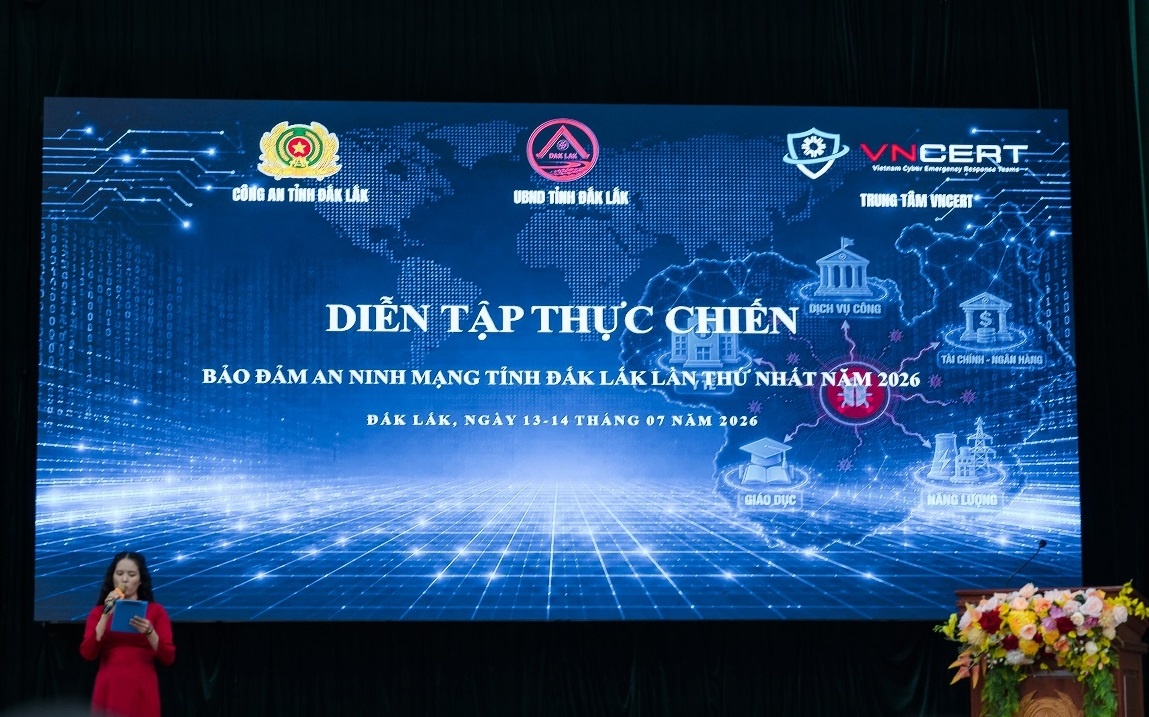 Đắk Lắk chủ động xây dựng “lá chắn số” từ diễn tập thực chiến an ninh mạng