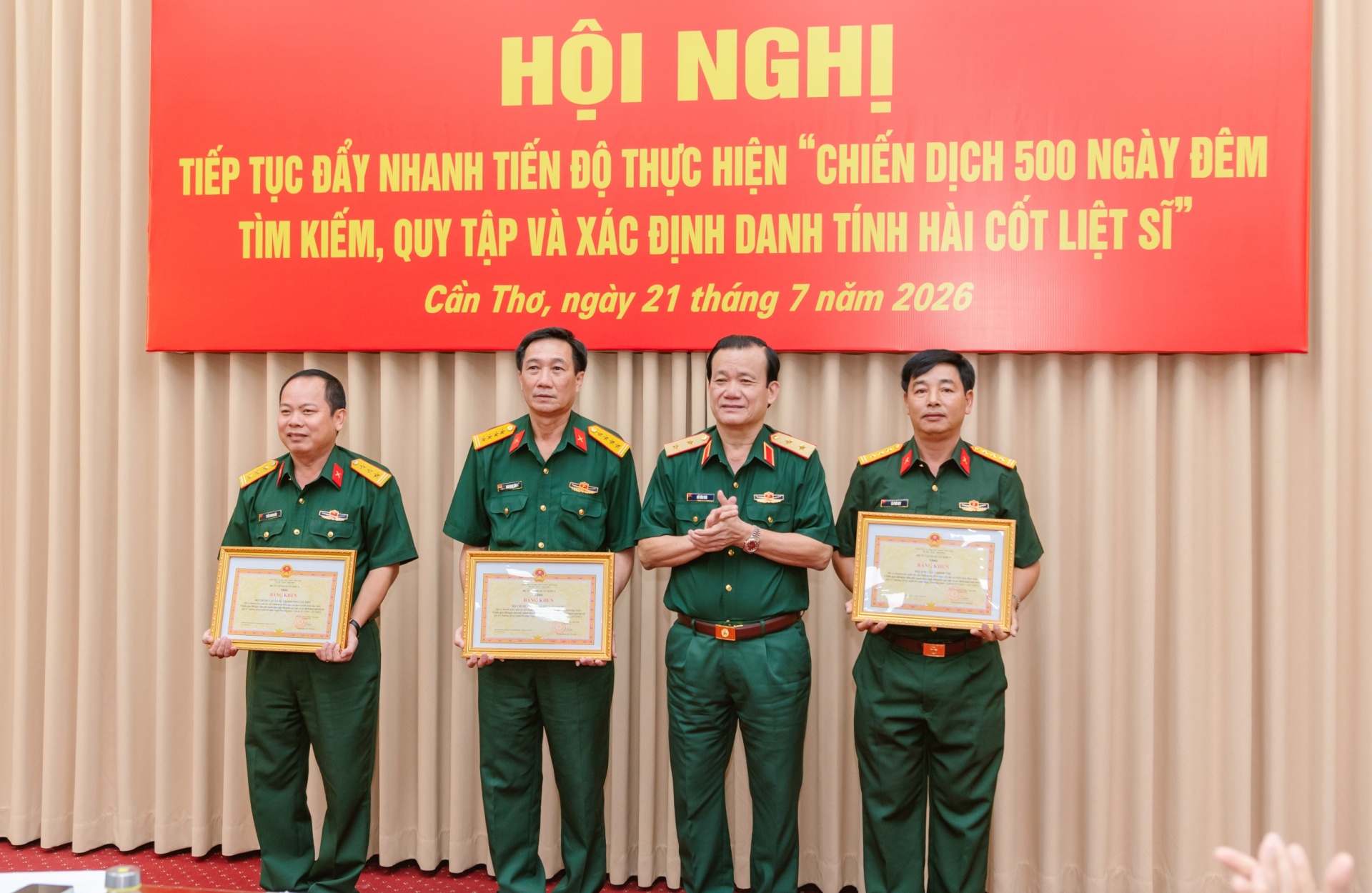 Quân khu 9 đẩy nhanh tiến độ thực hiện chiến dịch 500 ngày đêm Quân khu 9 đẩy nhanh tiến độ thực hiện chiến dịch 500 ngày đêm