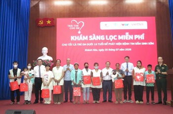 Quỹ Tấm lòng Việt khám sàng lọc miễn phí tim bẩm sinh cho 1.000 trẻ em tại Khánh Hoà