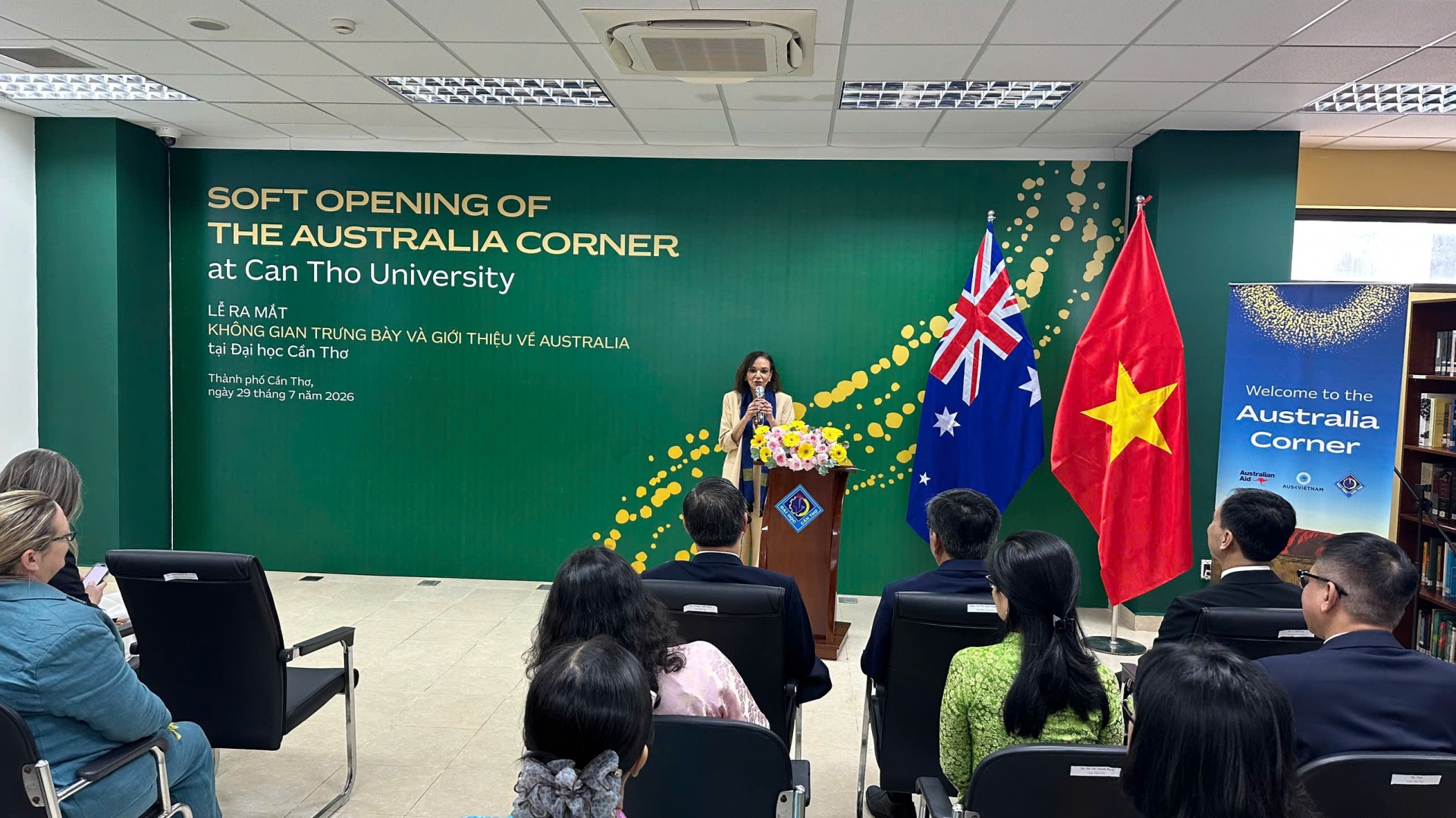 Cần Thơ đưa không gian Úc vào hoạt động, thúc đẩy hợp tác môi trường và đổi mới sáng tạo