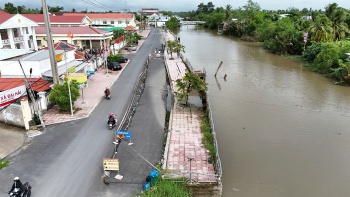 Cần Thơ: Đề xuất công bố tình huống khẩn cấp về thiên tai đối với hai điểm sạt lở nguy hiểm tại xã Đại Hải
