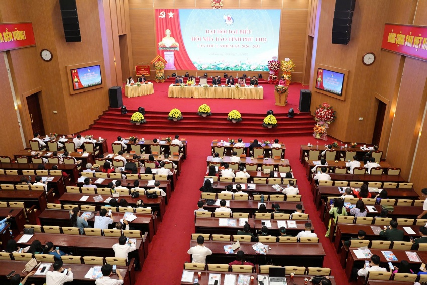 Phú Thọ: Hội Nhà báo tỉnh tổ chức Đại hội đại biểu lần thứ I, nhiệm kỳ 2026 - 2031 Phú Thọ: Hội Nhà báo tỉnh tổ chức Đại hội đại biểu lần thứ I, nhiệm kỳ 2026 - 2031