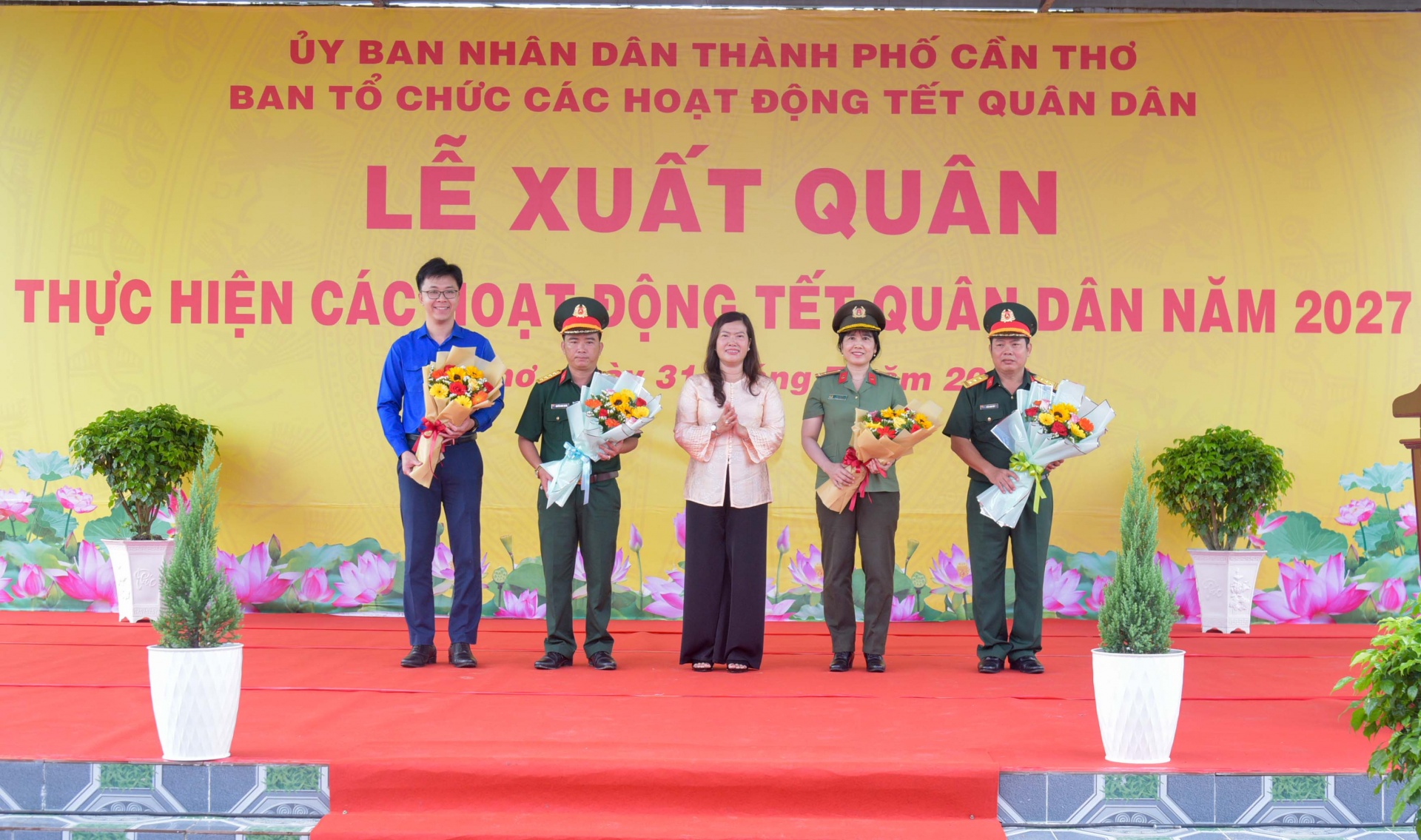 Thành phố Cần Thơ xuất quân thực hiện Tết Quân Dân năm 2027