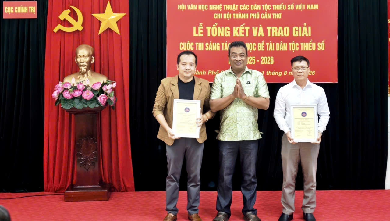 Cần Thơ: Tổng kết và trao giải Cuộc thi sáng tác văn học đề tài Dân tộc thiểu số