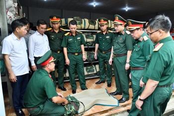 Ban Chỉ đạo Phòng thủ dân sự Quốc gia làm việc tại Cà Mau