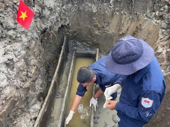 An Giang: Đội K92 cất bốc được 3 hài cốt liệt sĩ tại xã Vĩnh Ty