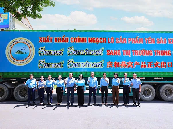 Công ty Yến sào Khánh Hòa xuất khẩu đạt hơn 1 triệu USD trong 7 tháng đầu năm 2026