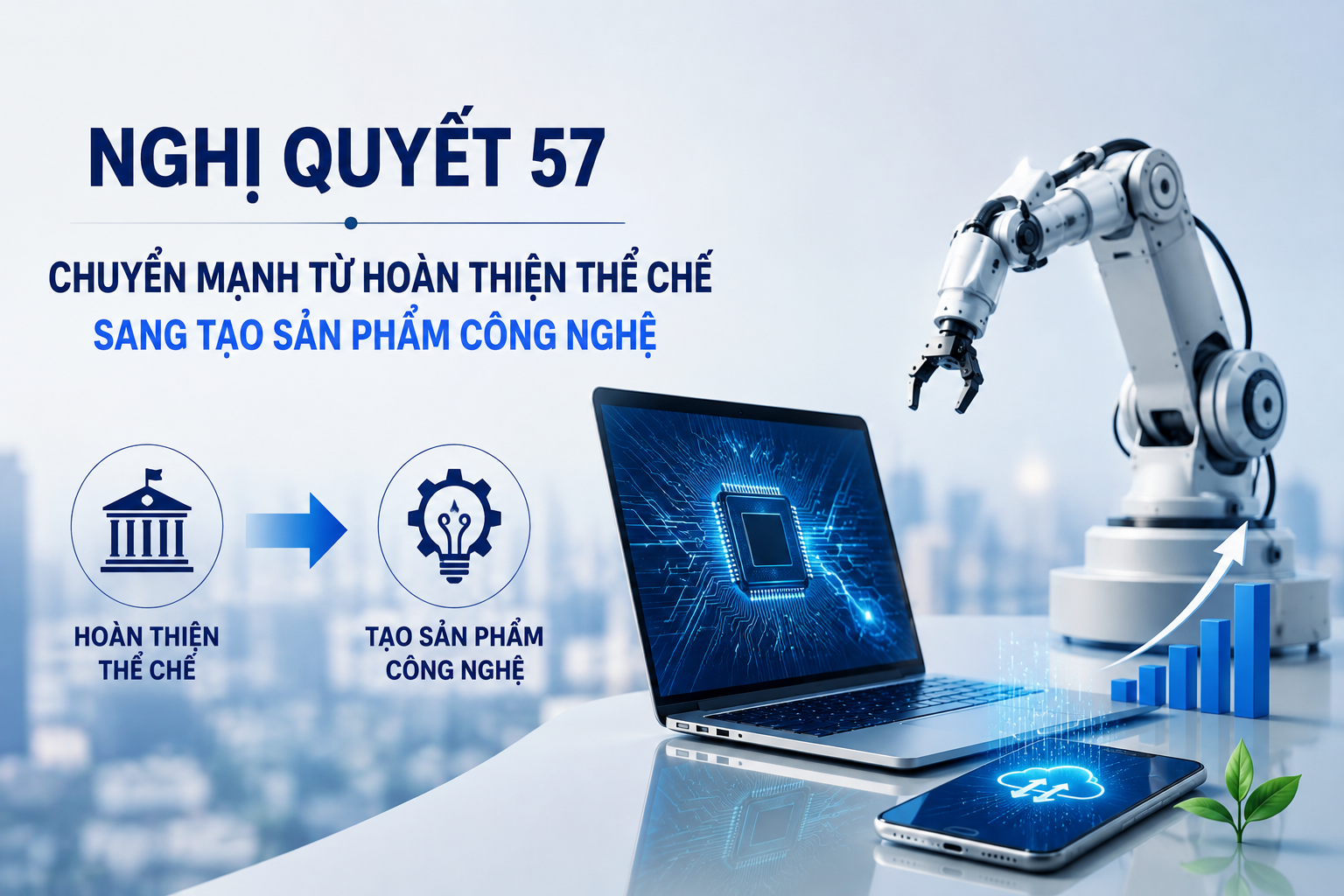 Triển khai Nghị quyết 57- Tăng cường tạo sản phẩm công nghệ
