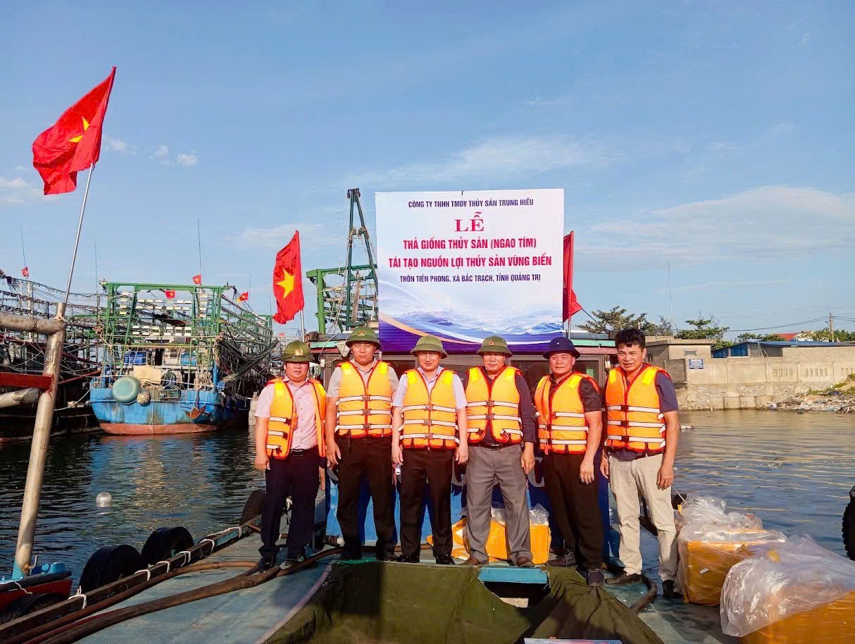 Quảng Trị: Thả ngao tím phục hồi hệ sinh thái và đa dạng sinh học biển Quảng Trị: Thả ngao tím phục hồi hệ sinh thái và đa dạng sinh học biển
