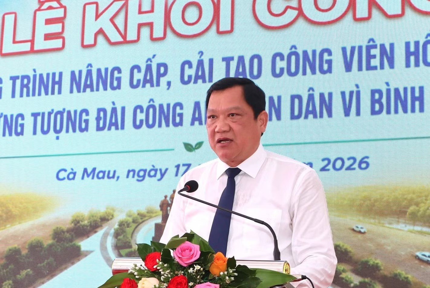 Xây dựng Tượng đài Công an Nhân dân vì bình yên cuộc sống tại Cà Mau Xây dựng Tượng đài Công an Nhân dân vì bình yên cuộc sống tại Cà Mau
