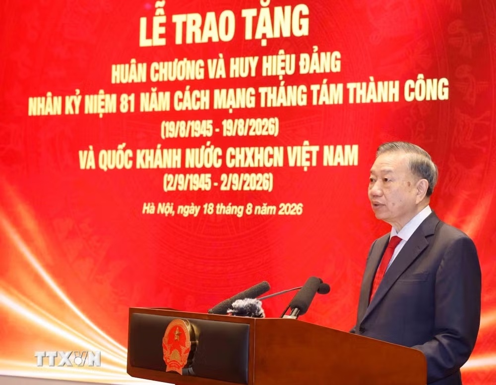 Tổng Bí thư, Chủ tịch nước Tô Lâm phát biểu. (Ảnh: TTXVN) Tổng Bí thư, Chủ tịch nước Tô Lâm phát biểu. (Ảnh: TTXVN)