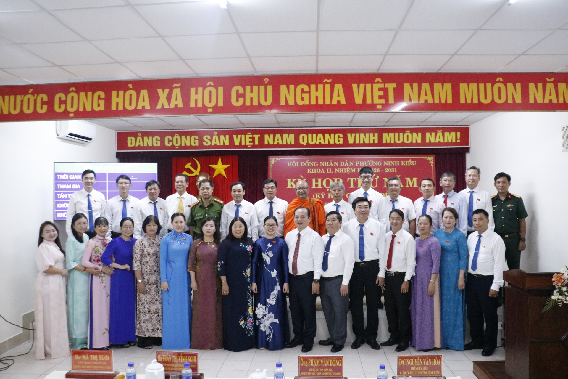 Cần Thơ: Hội đồng nhân dân phường Ninh Kiều kiện toàn chức danh chủ tịch Cần Thơ: Hội đồng nhân dân phường Ninh Kiều kiện toàn chức danh chủ tịch