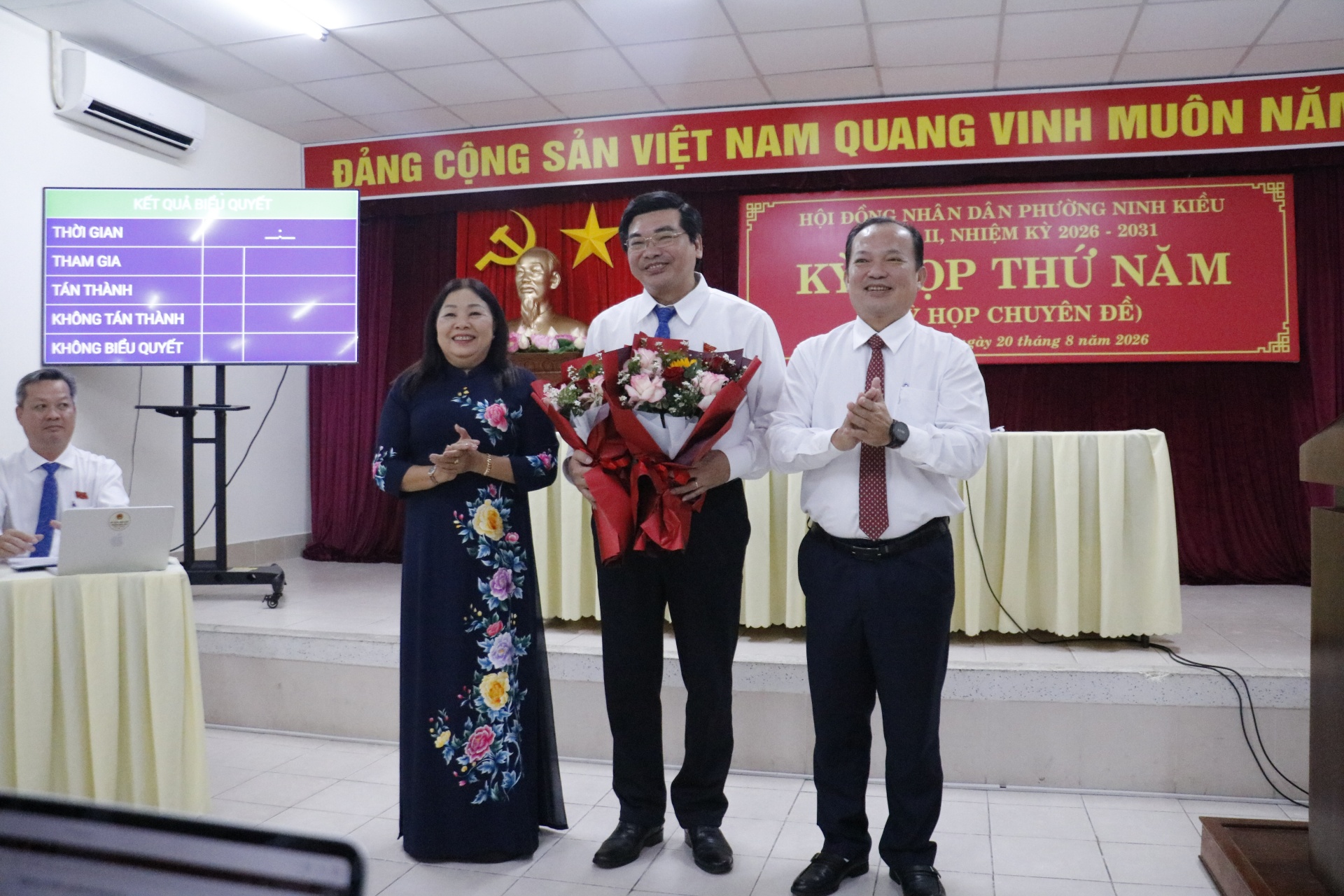 Cần Thơ: Hội đồng nhân dân phường Ninh Kiều kiện toàn chức danh chủ tịch