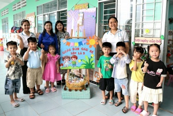 Cần Thơ: Nhiều đổi mới trong cách đón tiếp học sinh lớp 1 tựu trường