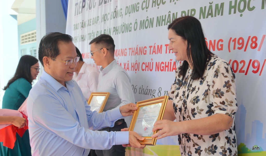 Phường Ô Môn (Cần Thơ) - Kết nối yêu thương, tiếp sức đến trường