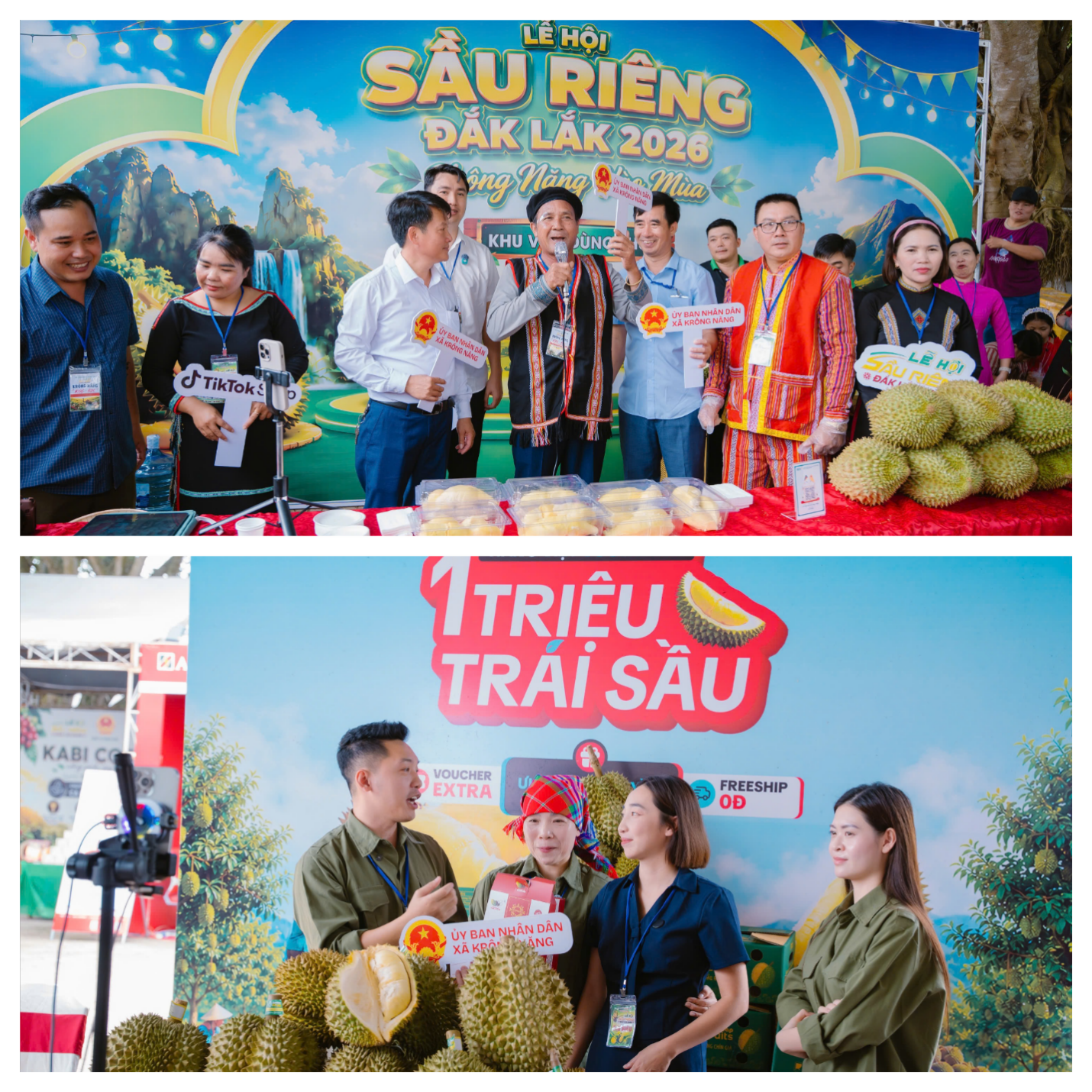 Đội ngũ KOL/KOC tham gia phiên livestream quảng bá sầu riêng và nông sản Krông Năng trên nền tảng số. Đội ngũ KOL/KOC tham gia phiên livestream quảng bá sầu riêng và nông sản Krông Năng trên nền tảng số.