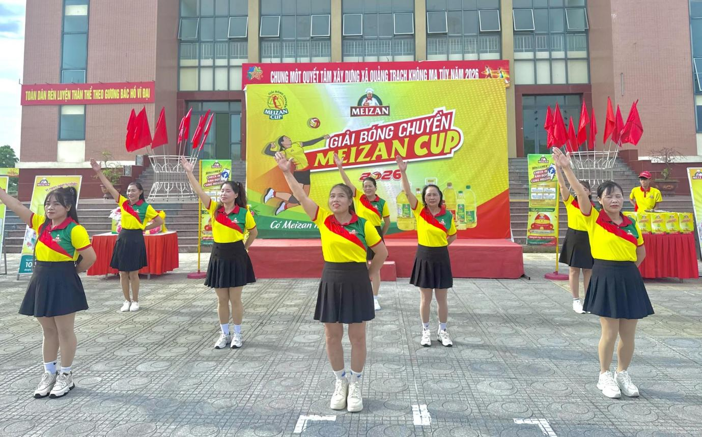 Giải bóng chuyền nữ MEIZAN CUP năm 2026: Lan tỏa tinh thần thể thao, gắn kết cộng đồng Giải bóng chuyền nữ MEIZAN CUP năm 2026: Lan tỏa tinh thần thể thao, gắn kết cộng đồng