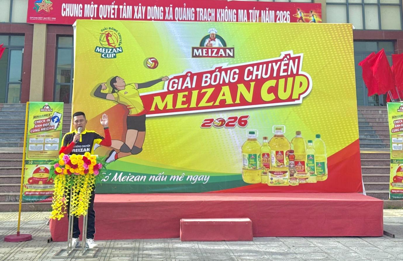 Giải bóng chuyền nữ MEIZAN CUP năm 2026: Lan tỏa tinh thần thể thao, gắn kết cộng đồng Giải bóng chuyền nữ MEIZAN CUP năm 2026: Lan tỏa tinh thần thể thao, gắn kết cộng đồng