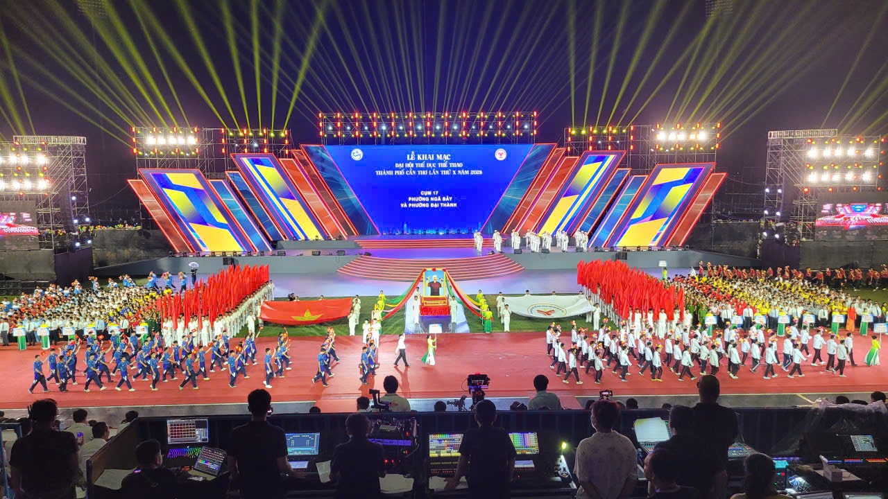 Cần thơ khai mạc Đại hội Thể dục thể thao lần thứ X năm 2026