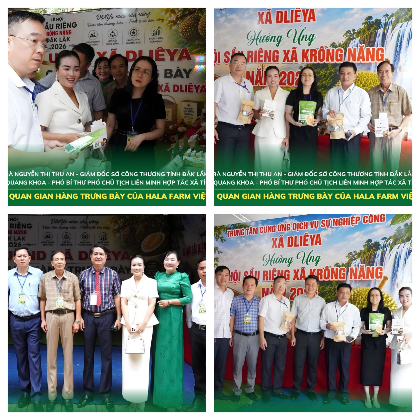  Hala Farm đồng hành cùng địa phương tại các hoạt động lễ hội, góp phần quảng bá nông sản và văn hóa Tây Nguyên.