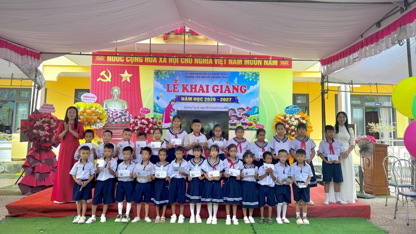 Trường Tiểu học số 1 Quảng Trạch - Tên gọi mới, diện mạo mới, mục tiêu mới