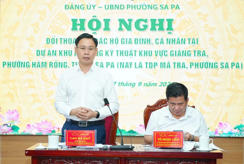 Phường Sa Pa: Lắng nghe tiếng nói người dân để tháo gỡ điểm nghẽn mặt bằng Phường Sa Pa: Lắng nghe tiếng nói người dân để tháo gỡ điểm nghẽn mặt bằng