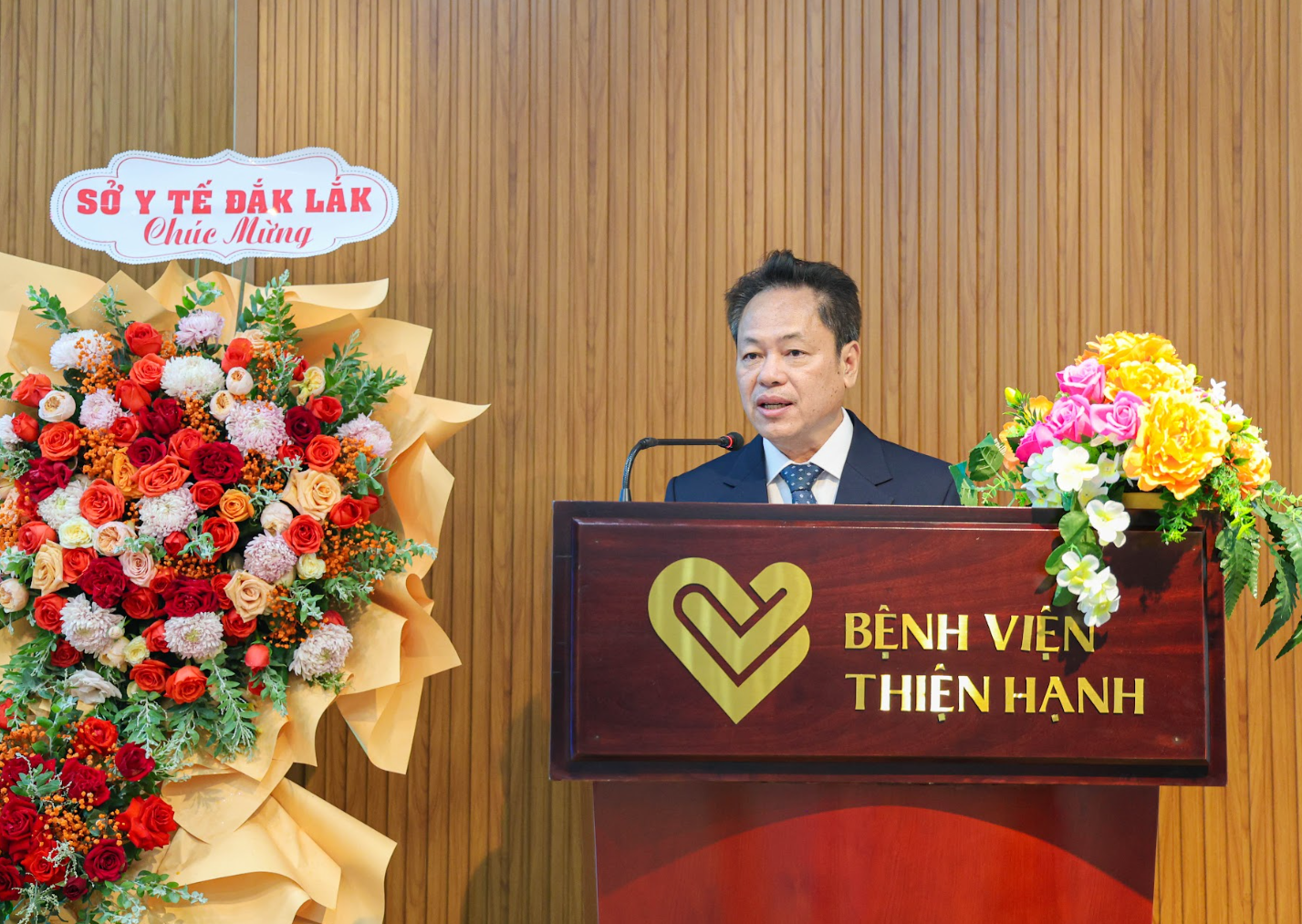 ThS.BS Lê Đăng Trung - Giám đốc Bệnh viện Thiện Hạnh phát biểu tại phiên khai mạc hội thảo. ThS.BS Lê Đăng Trung - Giám đốc Bệnh viện Thiện Hạnh phát biểu tại phiên khai mạc hội thảo.