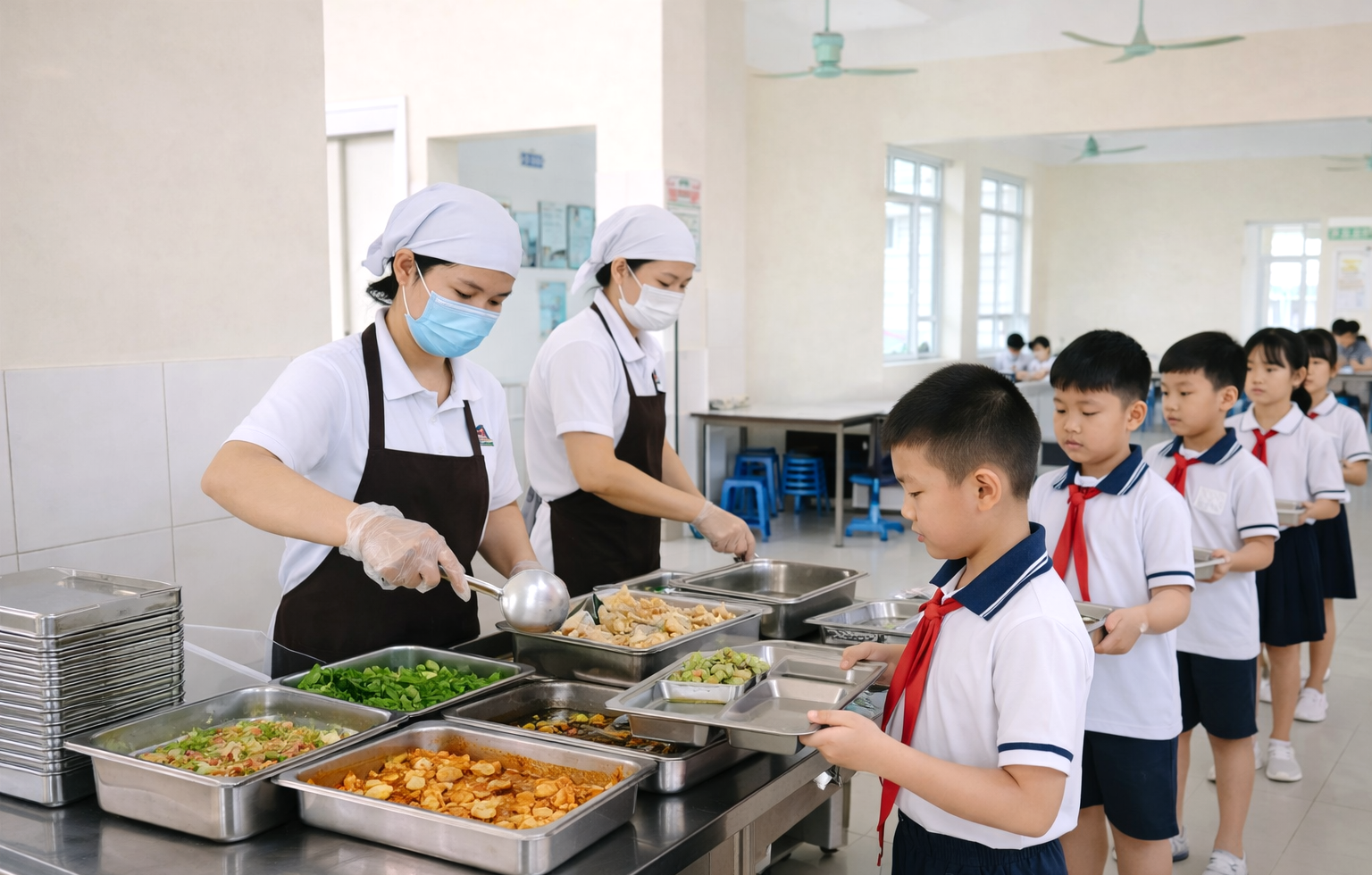 Tăng cường bảo đảm an toàn, chất lượng bữa ăn bán trú trong các cơ sở giáo dục.
