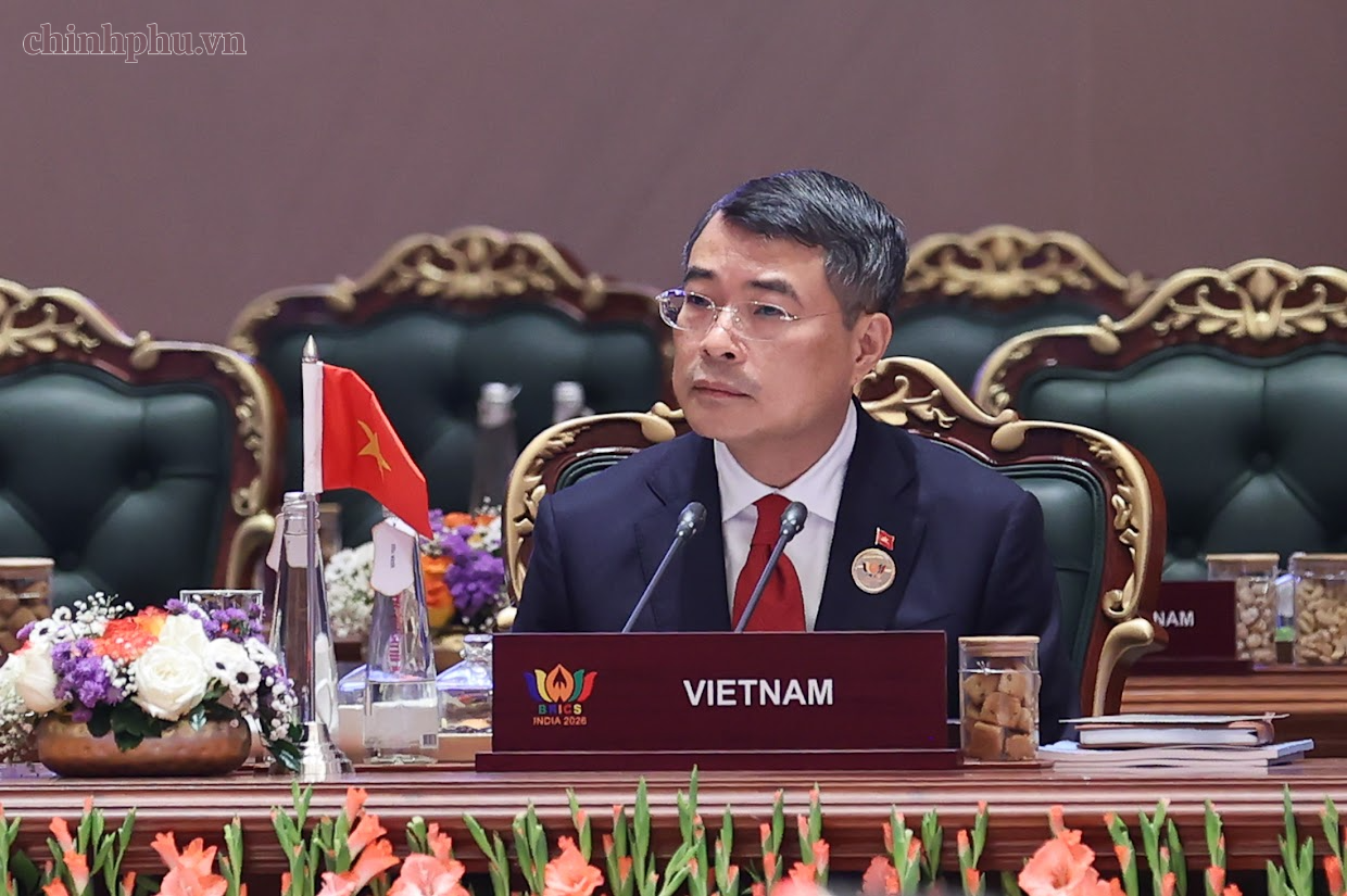   Thủ tướng Lê Minh Hưng tham dự phiên họp Hội nghị thượng đỉnh BRICS lần thứ 18 - Ảnh: chinhphu.vn