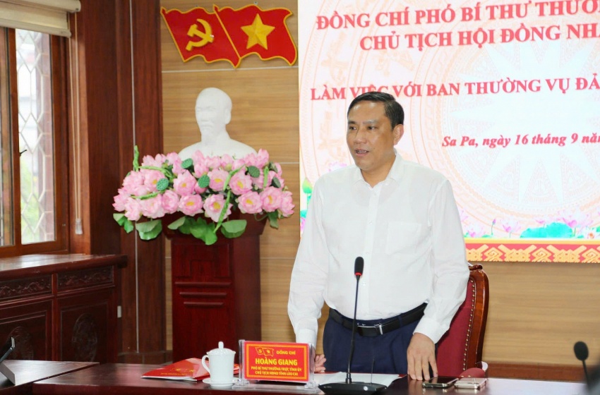 Lào Cai: Tháo gỡ vưỡng mắc và khó khăn để Sa Pa triển khai thực hiện tốt Nghị quyết 57 và Nghị quyết 80 của Bộ Chính trị Lào Cai: Tháo gỡ vưỡng mắc và khó khăn để Sa Pa triển khai thực hiện tốt Nghị quyết 57 và Nghị quyết 80 của Bộ Chính trị