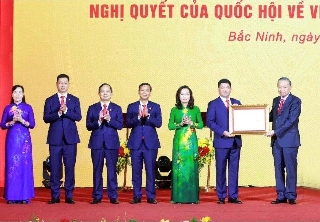 Tổng Bí thư, Chủ tịch nước Tô Lâm dự Lễ công bố Nghị quyết thành lập thành phố Bắc Ninh