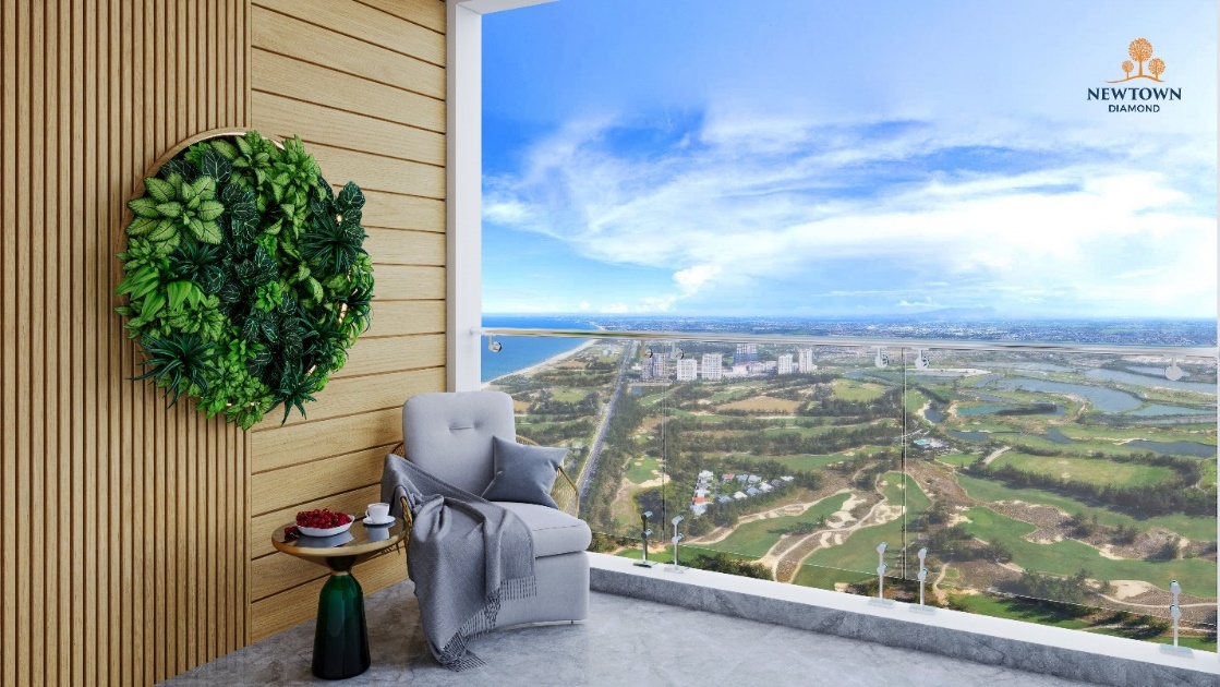 Sky Villa Newtown Diamond: đặc quyền sở hữu tầm nhìn sân gôn 36 hố