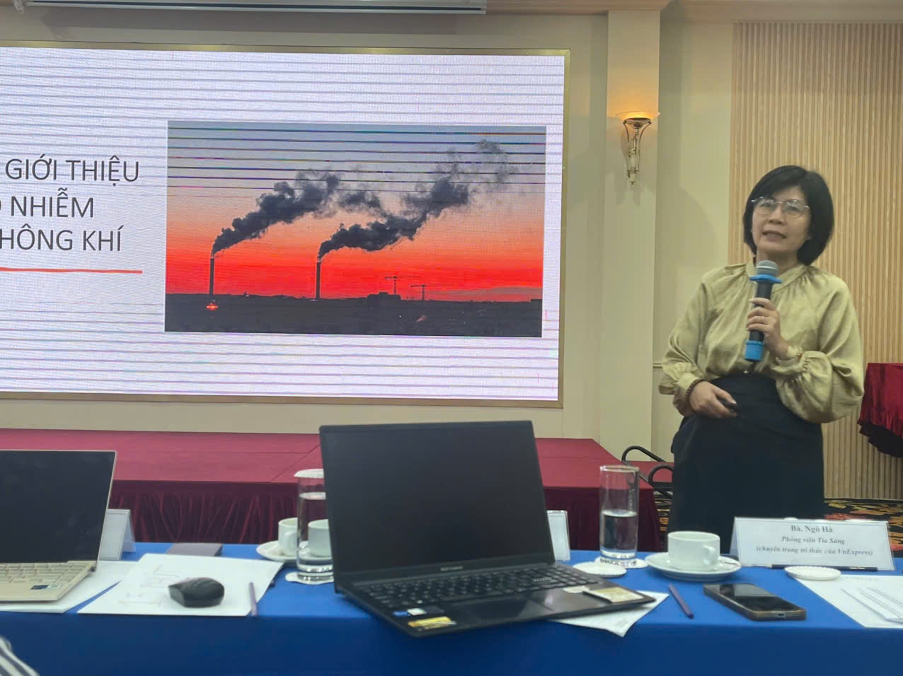 Tập huấn về nhận diện và kiểm soát ô nhiễm không khí Tập huấn về nhận diện và kiểm soát ô nhiễm không khí