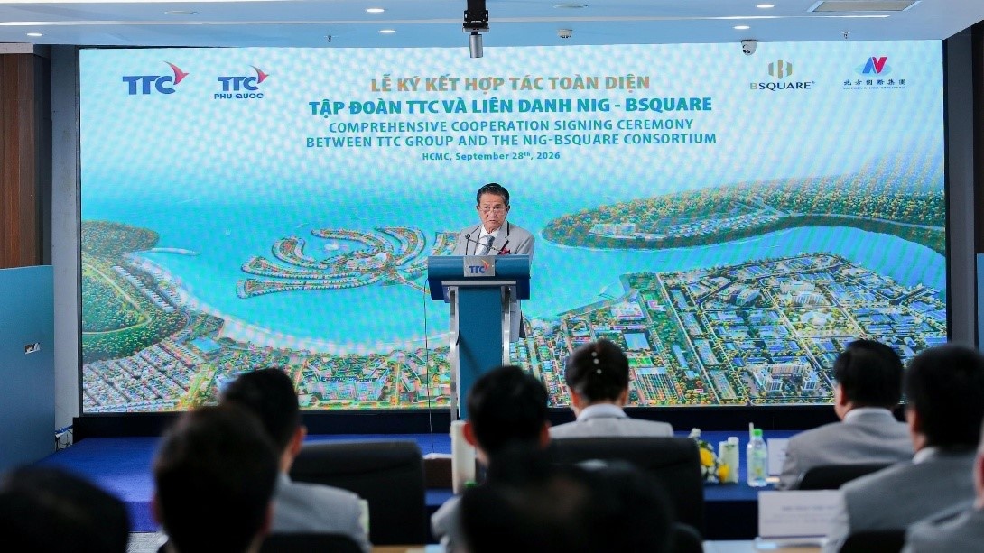 Lễ ký kết hợp tác toàn diện giữa Tập đoàn TTC và Liên danh NIG - Bsquare Lễ ký kết hợp tác toàn diện giữa Tập đoàn TTC và Liên danh NIG - Bsquare