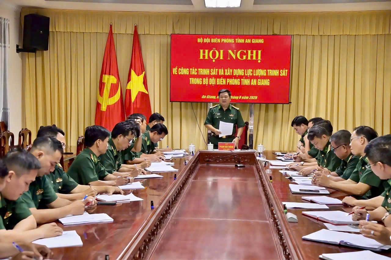An Giang: Quán triệt chuyên đề về công tác trinh sát, xây dựng lực lượng trinh sát Bộ đội Biên phòng