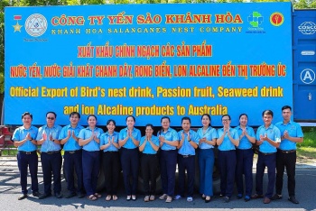 Yến sào Khánh Hòa xuất khẩu các sản phẩm nước giải khát sang thị trường Úc