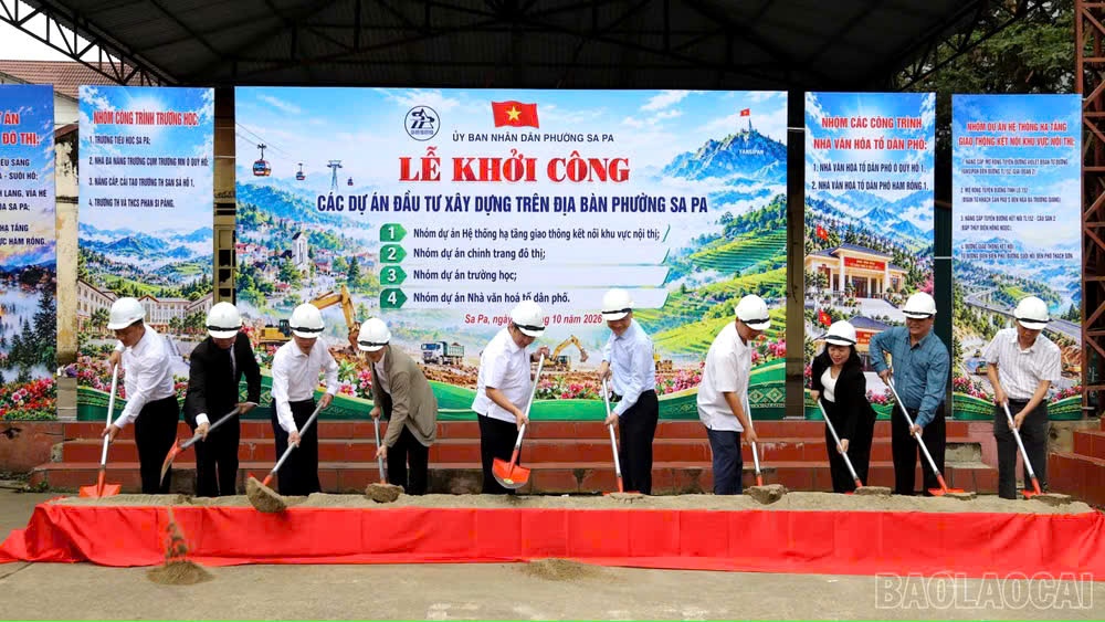 Sa Pa khởi công 13 công trình, dự án với tổng mức đầu tư gần 500 tỷ đồng
